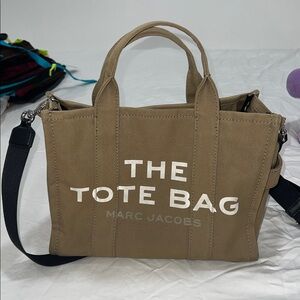 Marc Jacobs Tan Tote with Black Strap
